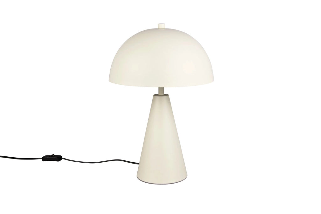 Lampada tavolo minimal grigia fungo E27 40W ALFIE Trio