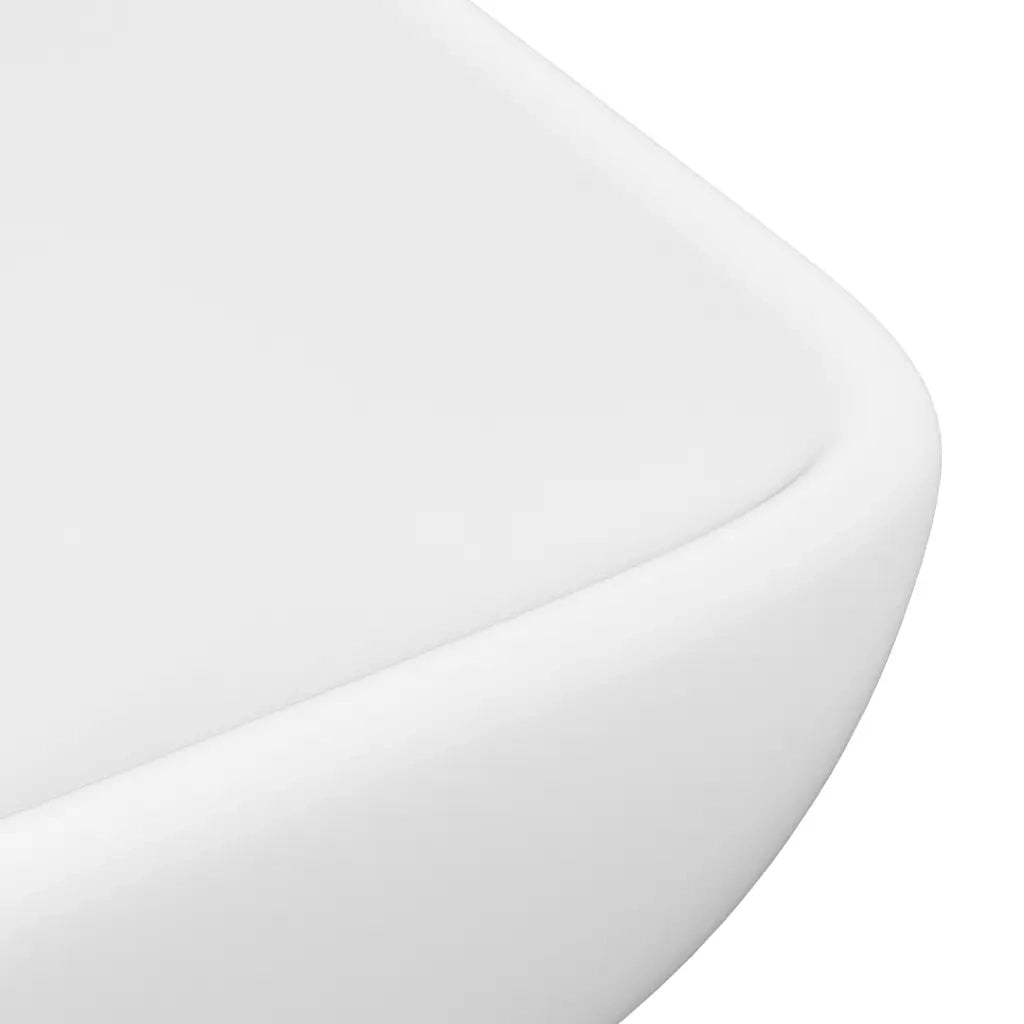 Lavandino Luxury Rettangolare Bianco Opaco 71x38cm Ceramica CFW4784710