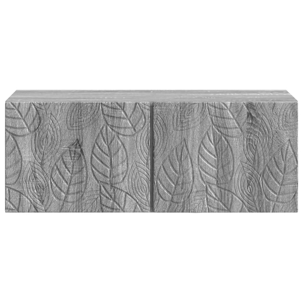Mobile Porta TV da Muro 78,5 x 31 cm Sonoma grigio 898891