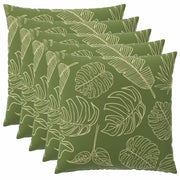 Federa 6 pcs HEERLEN Design a foglia 60 x 60 cm Poliestere 912700