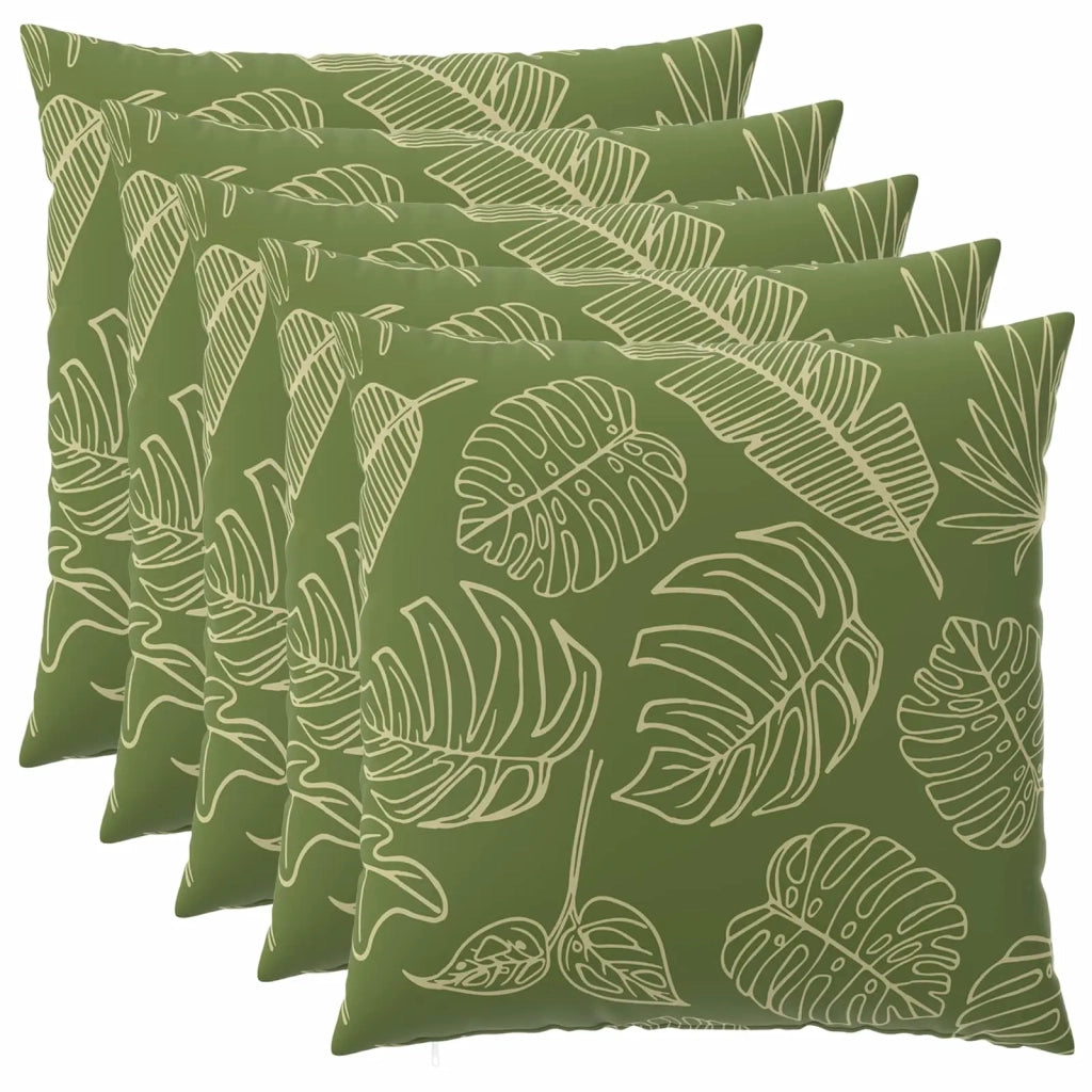 Federa 6 pcs HEERLEN Design a foglia 60 x 60 cm Poliestere 912700