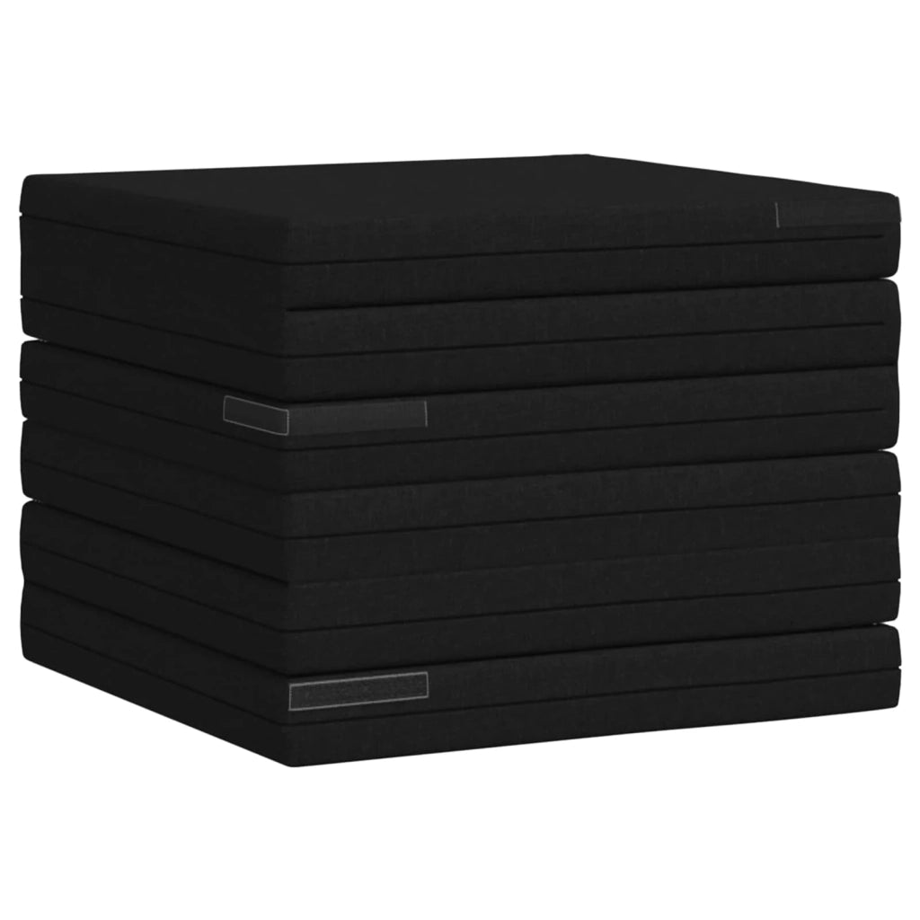 Divano Letto Pieghevole 140 x 67 x 45 cm Nero 900270