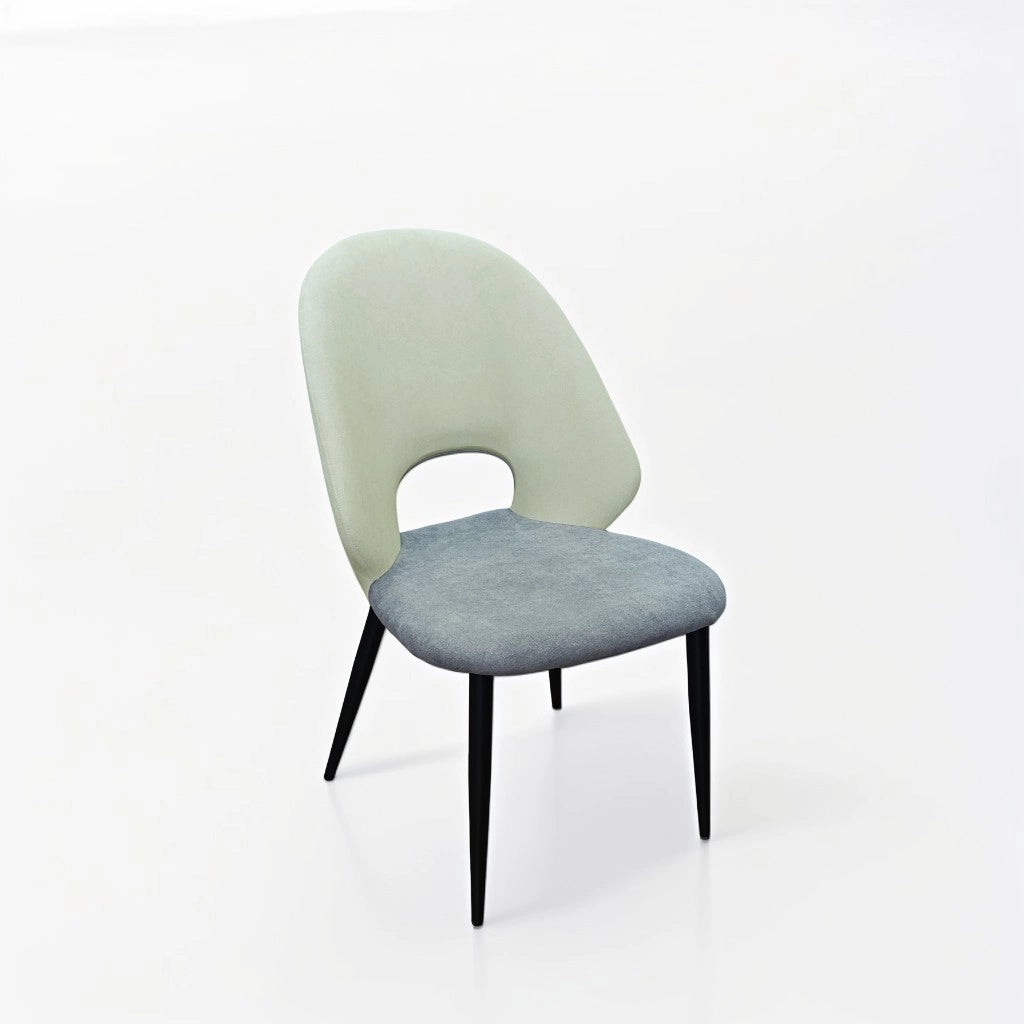 Marvin Sedia Fabia Struttura in Metallo e Seduta Imbottita in Cotone Vellutato, Design Moderno e Confortevole pe 1 Sedia