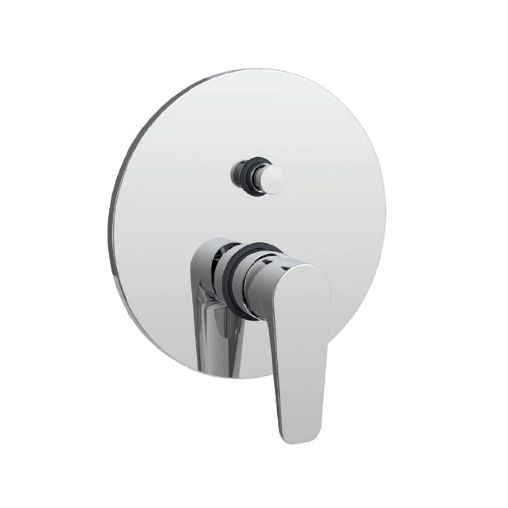 RUBINETTO MISCELATORE MONOCOMANDO INCASSO DOCCIA A 2 USCITE CROMATO SERIE ORANGE - 1/2  - PAF