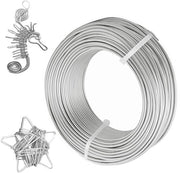 Filamento di Alluminio Premium Flexibile 1 mm da 55 metri per Oreficeria - Color Argento