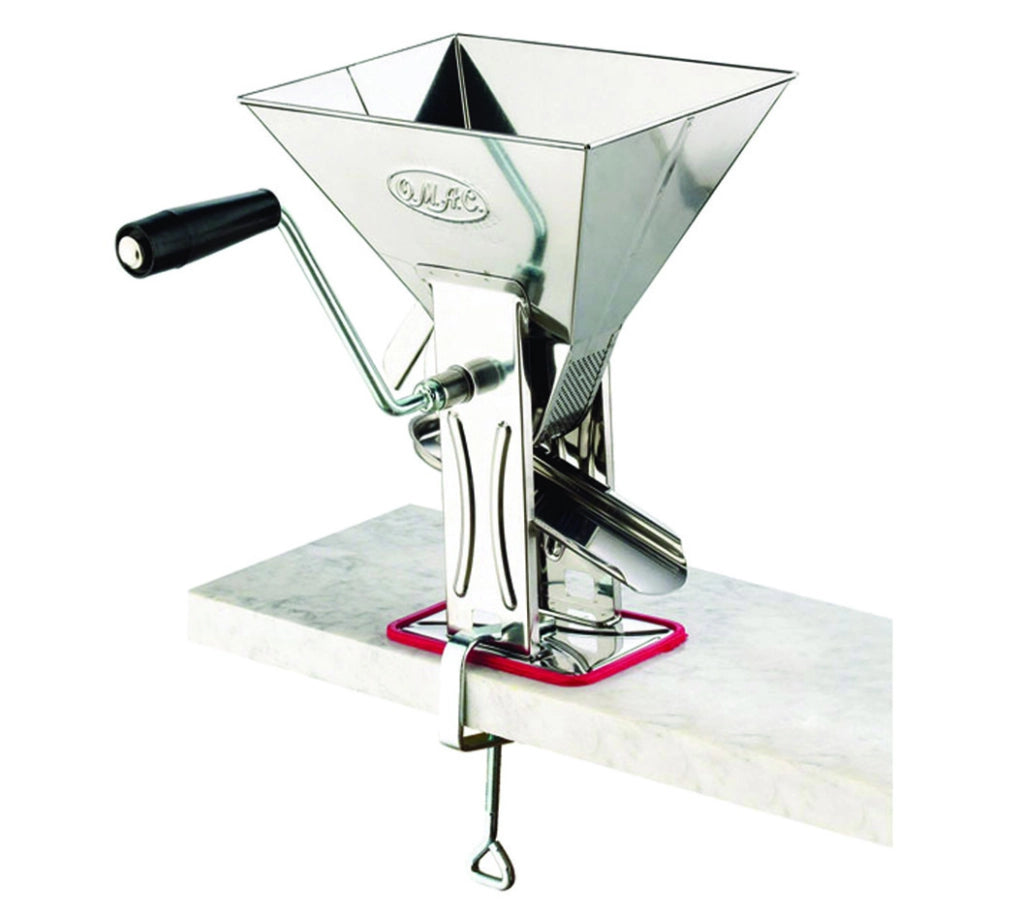 PASSAPOMODORO IN ACCIAIO INOX  cm.17x22.5x30    OMAC