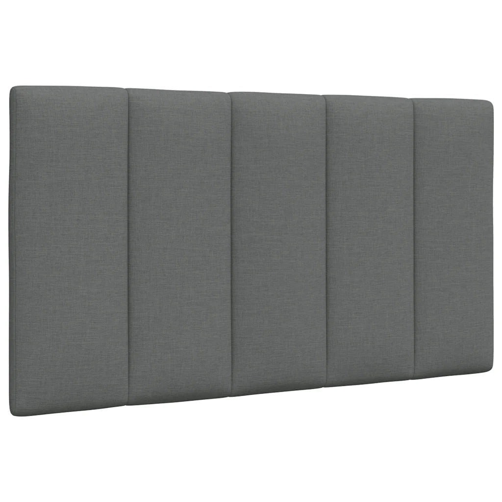 Letto con Materasso Hanko Grigio Scuro 90x200 cm in Tessuto 3310504