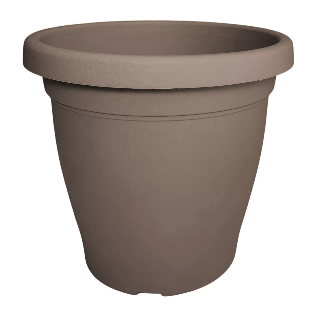 VASO 'VERONA' Ø cm 25x21h - colore avana