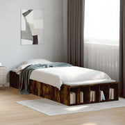 Telaio del letto con storage Rovere Fumo 80 x 200 cm 3429559