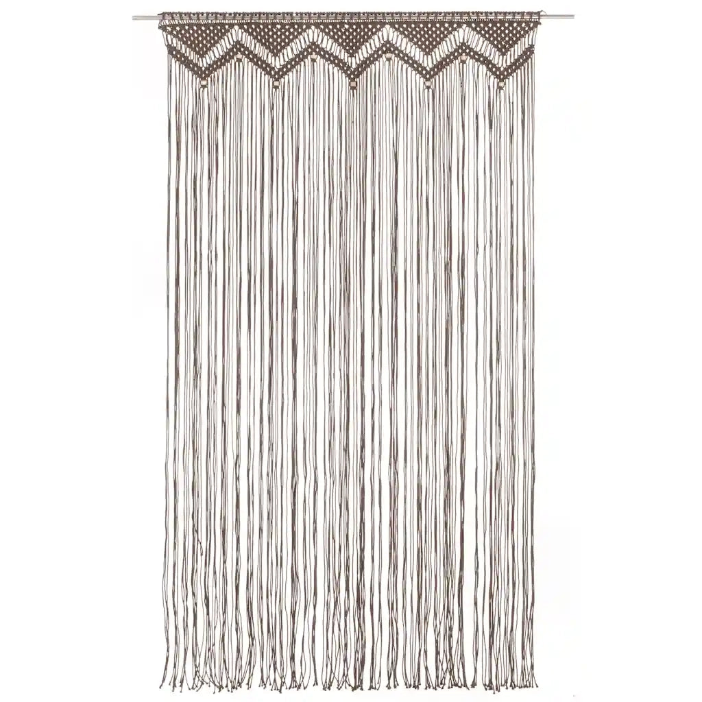 Tenda Macramè Grigio Talpa 140x240 cm in Cotone 323980