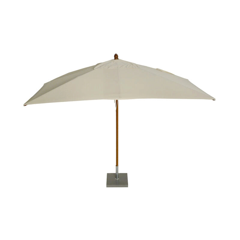 Ombrellone palo centrale Timbers Made in Italy - 200 x 300 cm - Ecru
