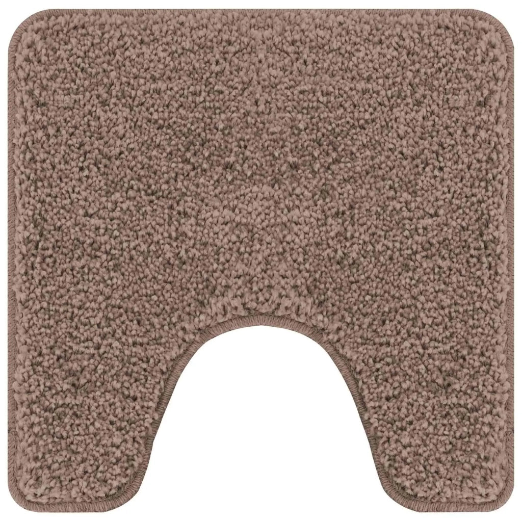 Set di tappetini antiscivolo per il bagno 3 pz Marrone PP CFW2069529