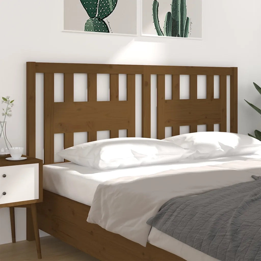 Testiera per Letto Miele 166x4x100 cm in Legno Massello di Pino cod mxl 32910