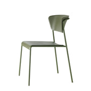SET 4 SEDIE LISA TECNOPOLIMERO GO GREEN SCABDESIGN MADE IN ITALY - Verde oliva 56