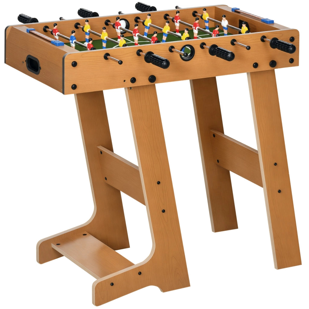 Tavolo da calcio balilla pieghevole ¨C zephmum ¨C legno 69x37x70 cm