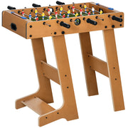 Tavolo da calcio balilla pieghevole ¨C zephmum ¨C legno 69x37x70 cm