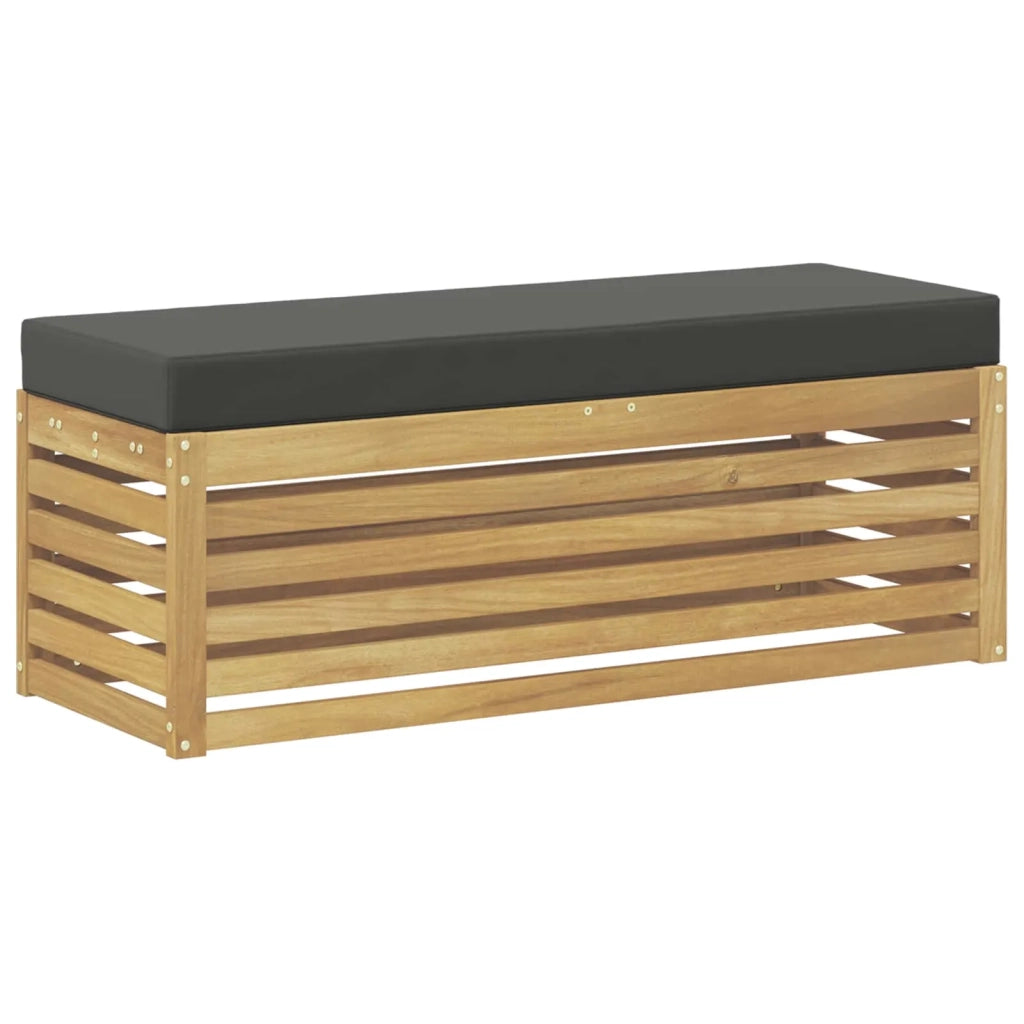 Set di divani da esterno-Sofa da giardino Bianco e Antracite 115 x 43 x 45 cm