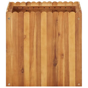 Letto Rialzato da Giardino-Fioriera da Giardino 50x50x50 cm Legno Massello di Acacia