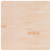 Piano Tavolo | Superficie Tavolo | Piano Scrivania Quadrato 90x90x2,5 cm Massello Rovere Non Trattato
