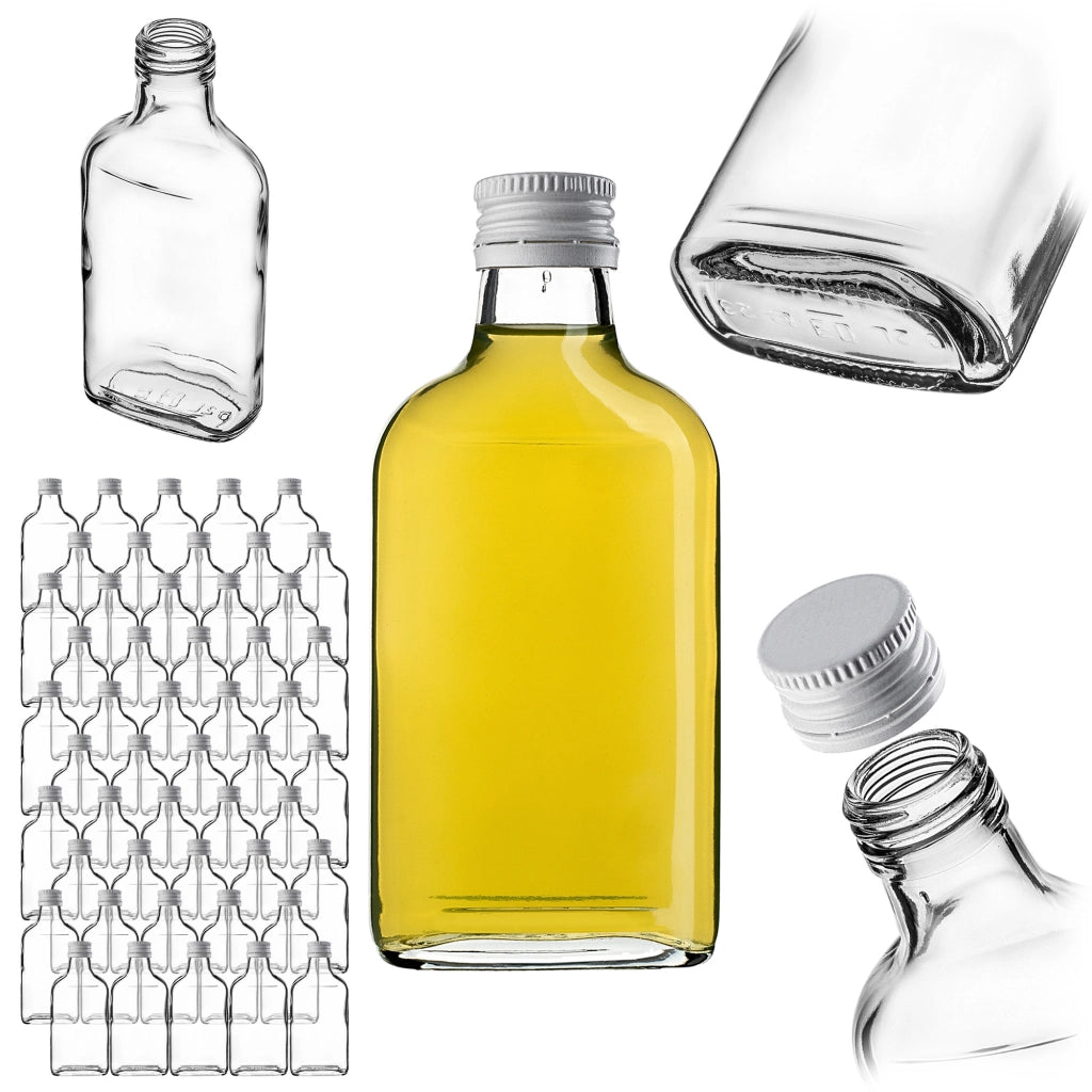 KADAX Butelka piersiówka 200ml BUT200 z zakrętką b