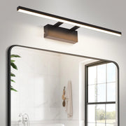 ZMH Lampada da specchio a LED per bagno 60 cm lampada da parete 13 W nero opaco bianco neutro cucina corridoio