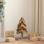 Albero di Natale Marrone 61 cm Legno massello di teak 42017940
