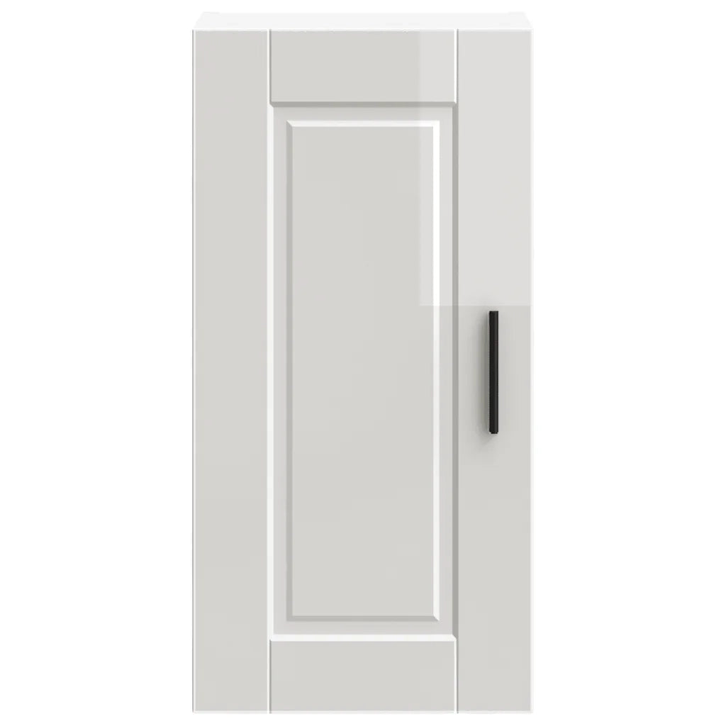 Pensile da cucina ottimizzato pratico per riporre oggetti 30 x 31 x 60 cm realizzato in legno composito bianco lucido 02_0050324