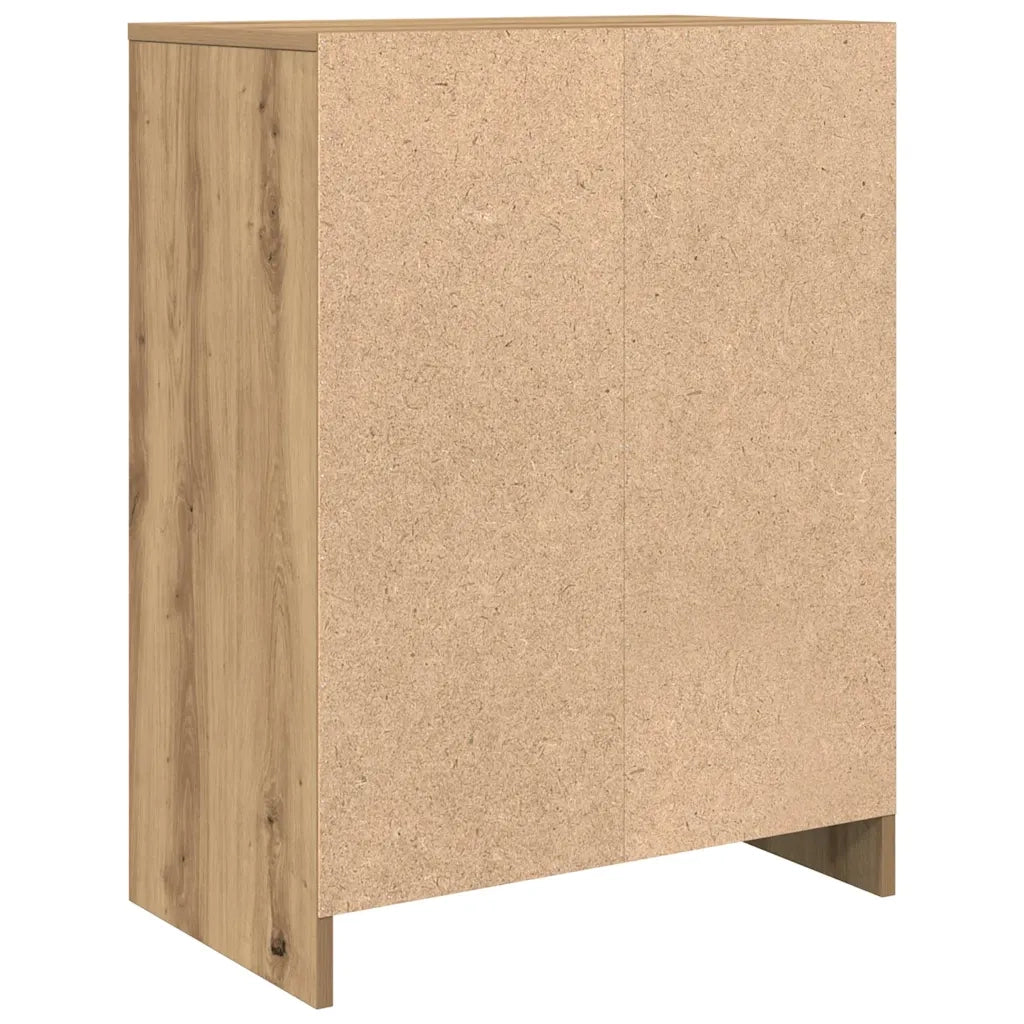 Credenza Rovere Artigianale 57x34x76 cm in Legno Multistrato 861624