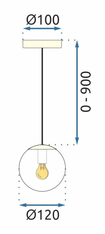 Lampada APP1249-1CP Gold
