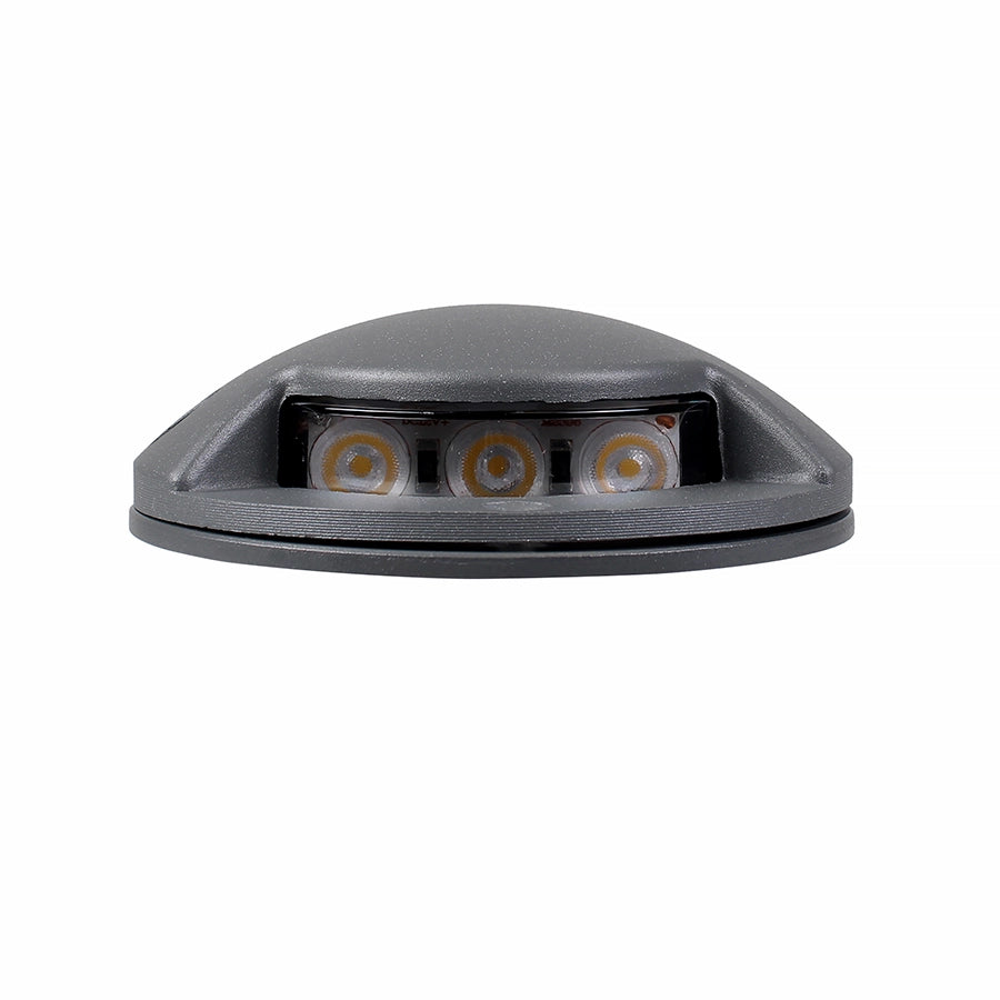 FARETTO SEGNAPASSO LED 6W CALPESTABILE BI-EMISSIONE LUCE NATURALE 4000K° - INSTALLAZIONE A PAVIMENTO PER GIARDINI VIALI PERCORSI E TERRAZZI