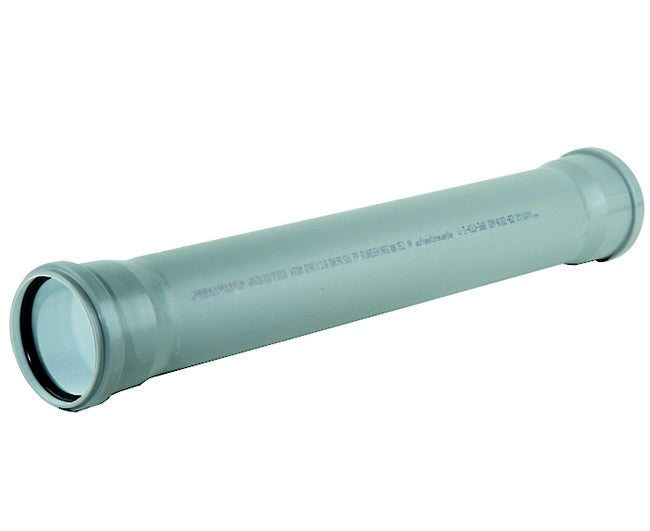 TUBO 2 BICCHIERI AD INNESTO IN PP CON GUARNIZIONE SERIE ED TECH ø110 MT 1   WAVIN ITALIA S.P.A.