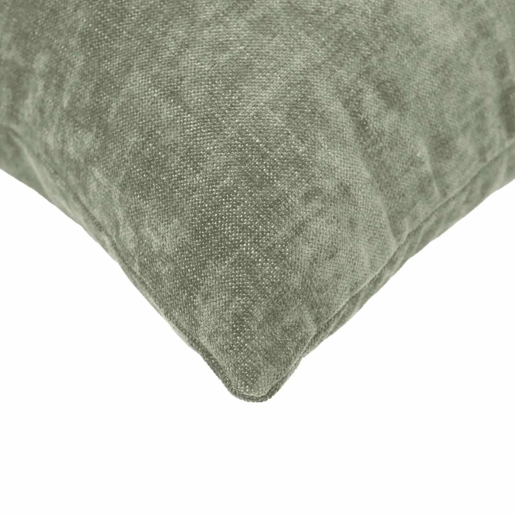 Federa 6 pcs HEERLEN Verde 35 x 35 cm Tessuto Chenille 908120