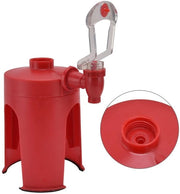 Dispensatore automatico per acqua e bevande - Dispensatore per bibite con rubinetto - Adatto per bevande gassate - Facile da installare - Leggero in plastica - Dispensatore per bibite