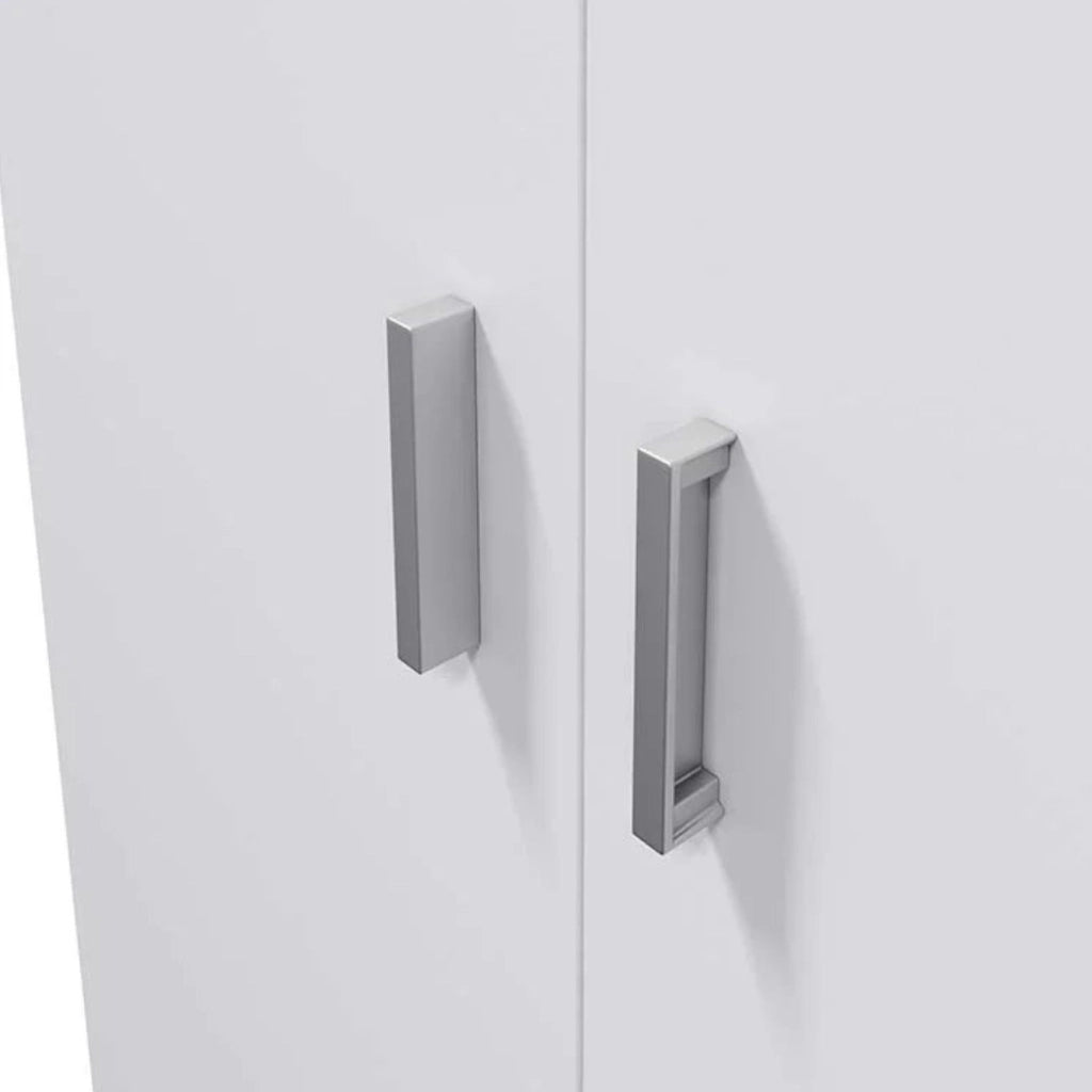 Dairago, Armadio Multiuso Grande Modulabile, 132x180h cm Bianco