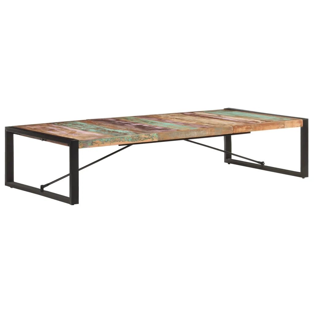 Tavolino da Salotto 180x90x40 cm in Legno Massello di Recupero 321589