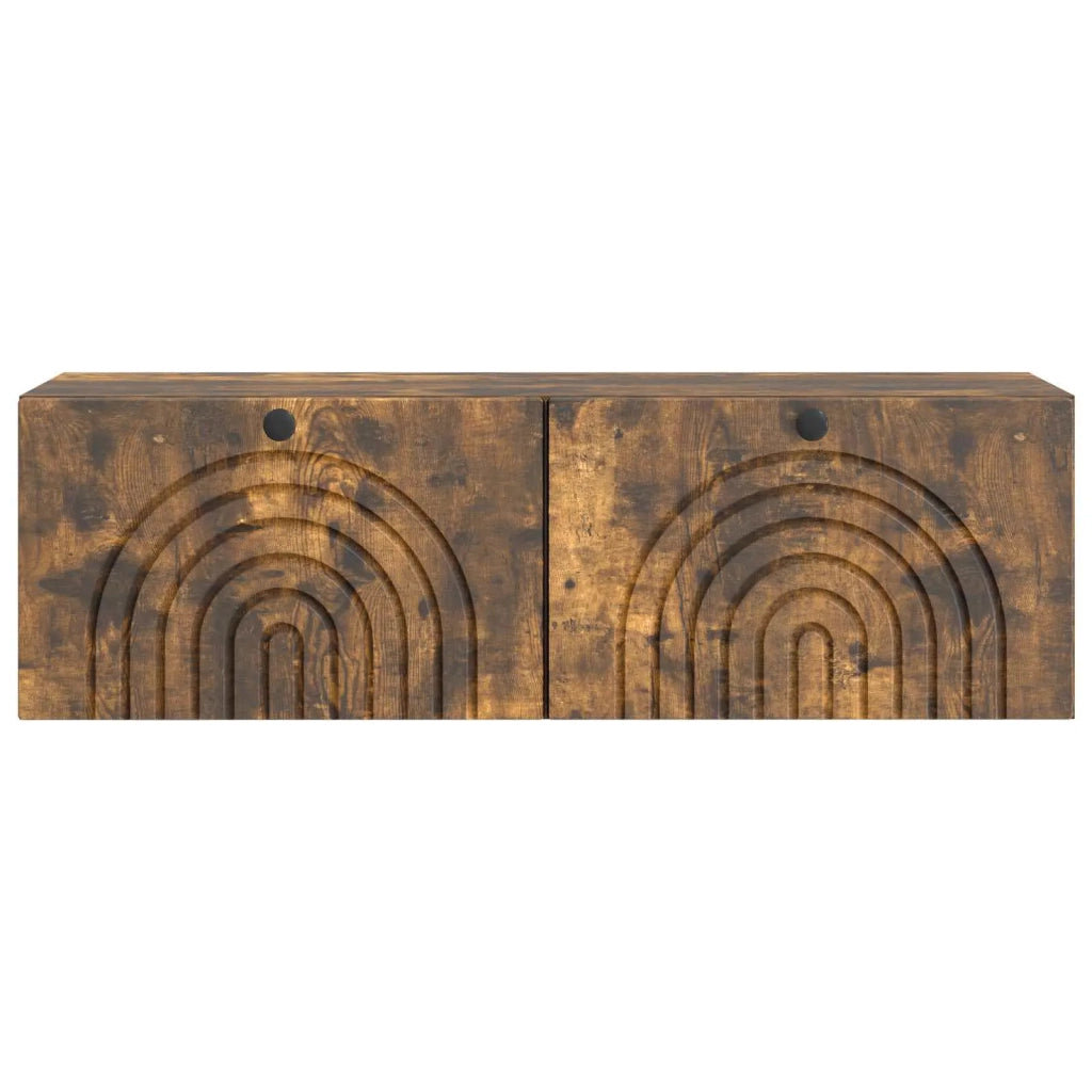 Mobile Porta TV da Muro Rovere Fumo 98 x 31 x 30 cm 898220