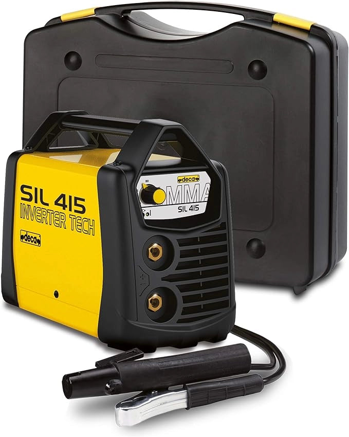 SALDATRICE AD ELETTRODO INVERTER 'SIL 313' Campo di regolazione: 10-130 Amp - DECA