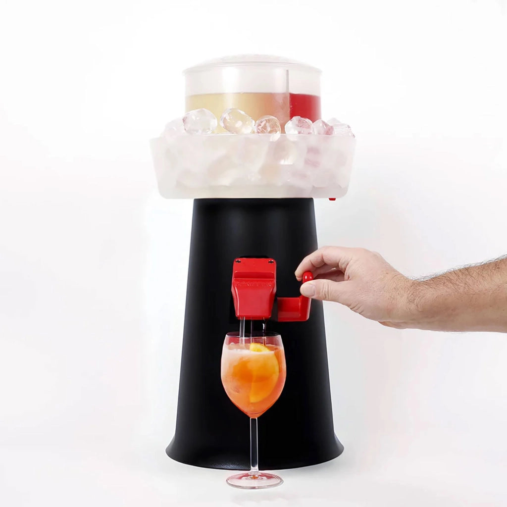 Sprizzer Macchina per lo Spritz Funzionamento a Caduta Miscela nel Bicchiere Nero