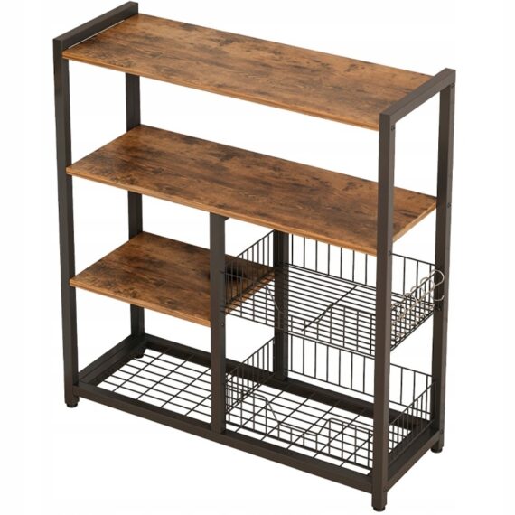 Mobile da cucina, marrone 80/35/95 cm