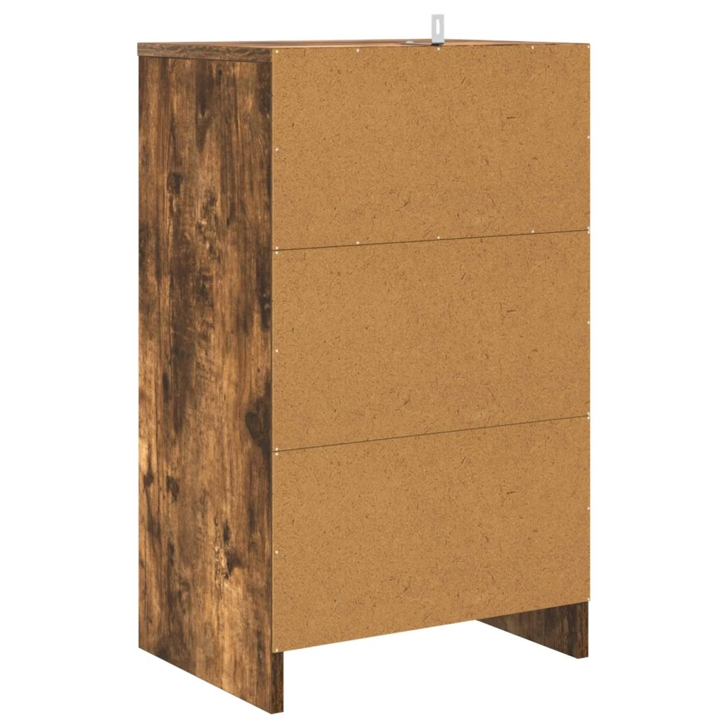 Comodino Rovere fumé 40 x 30 x 467 cm Legno multistrato 888917