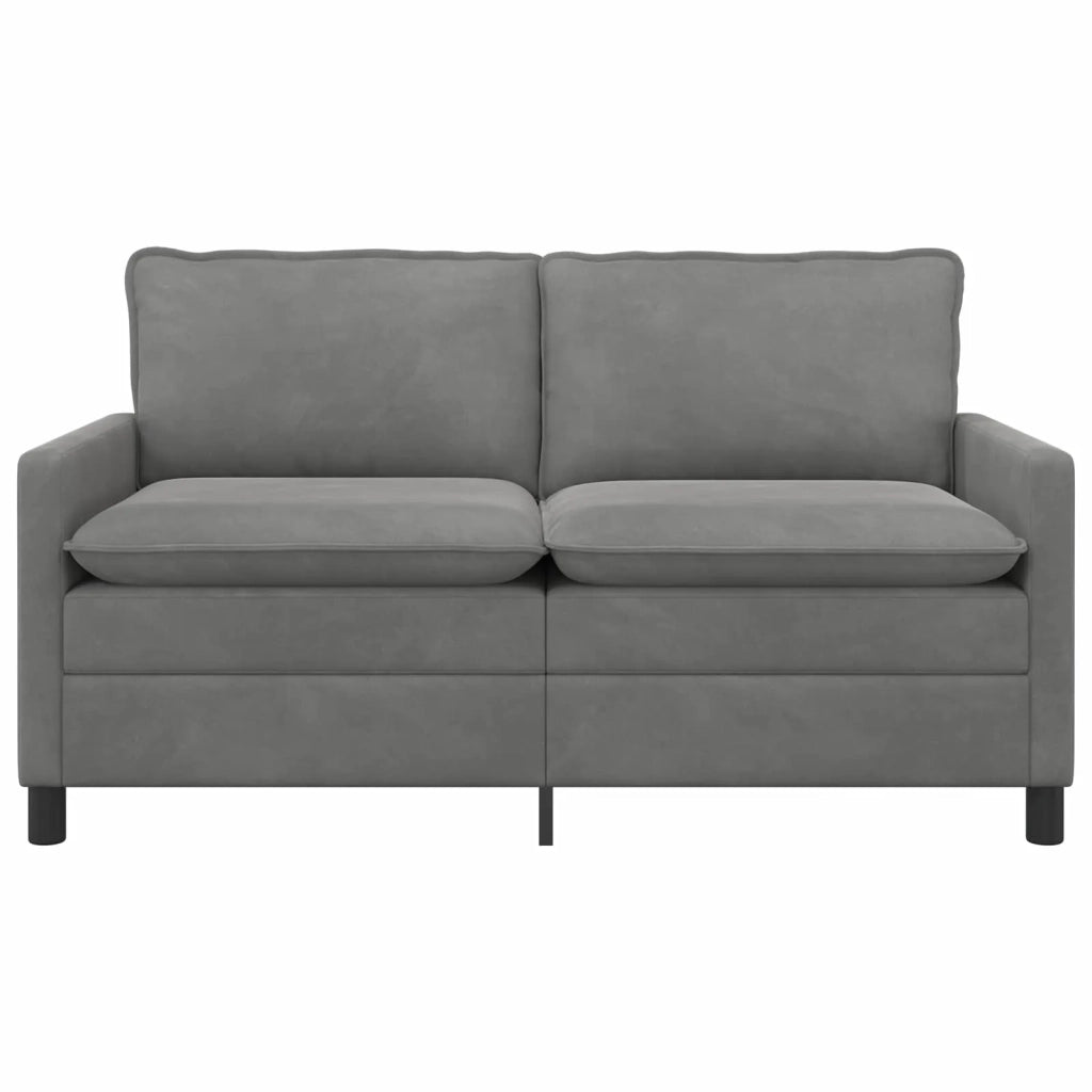 Divano Grigio scuro 156 x 81 x 87,5 cm Velluto