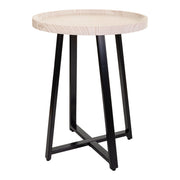 Tavolino in metallo nero d45x57h