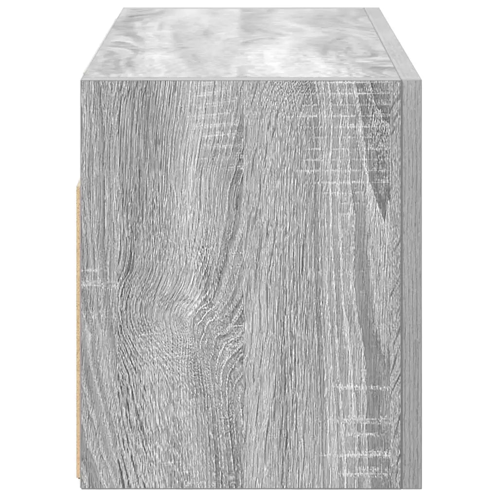 vidaXL Armadietto Bagno Grigio Sonoma 60x25x30 cm in Legno Multistrato