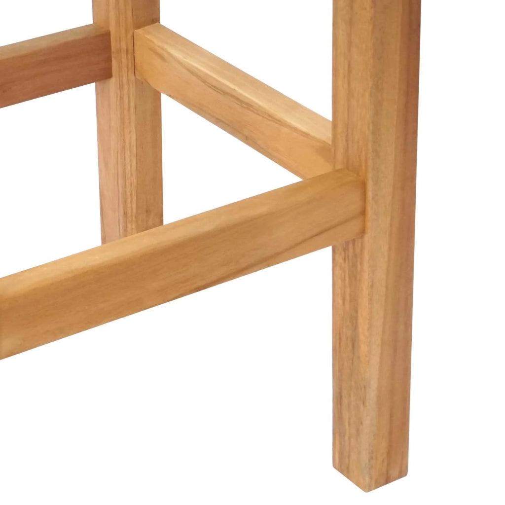 Sgabello da bar 4 pcs Naturale 35 x 35 x 75 cm