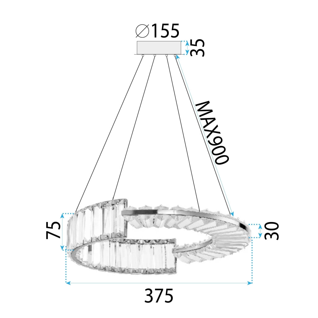 Lampada Led App1526-cp40 Gold