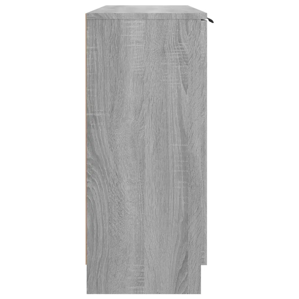 Credenza | Madia | Buffet da pranzo | Armadio da pranzo Grigio Sonoma 90,5x30x70 cm in Legno Multistrato