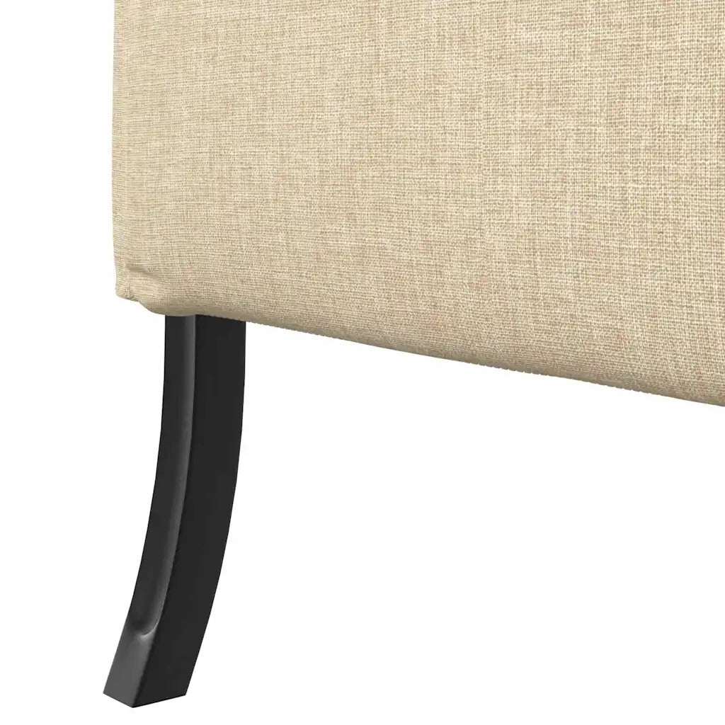 Divano alto 101cm Crema Tessuto
