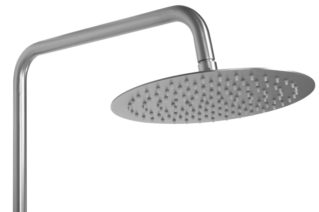 Set Doccia Con Termostato Rea Vincent Nickel Brush Inox