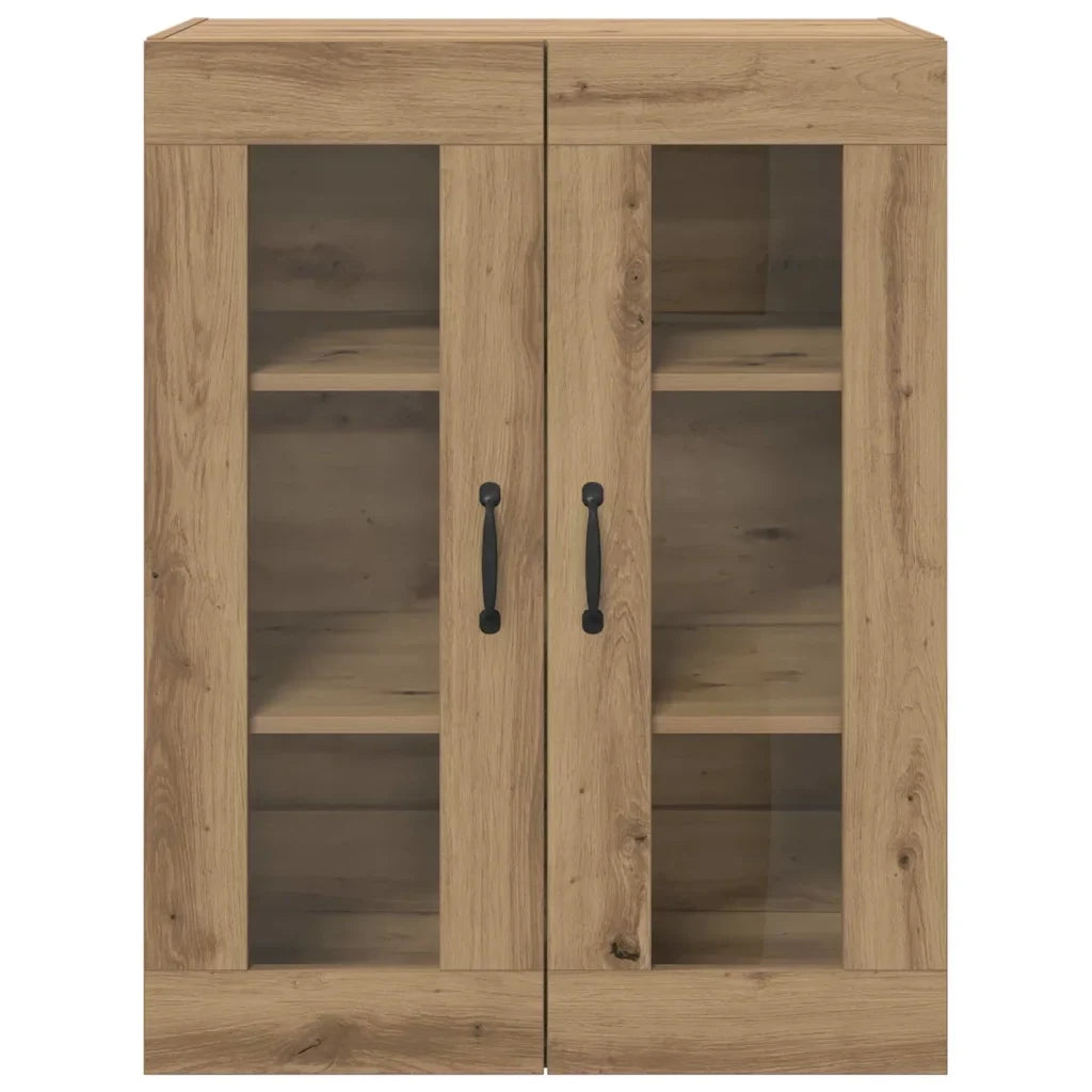 Mobile contenitore moderno e funzionale a parete 69 x 34 x 90 cm legno composito marrone 02_0052474
