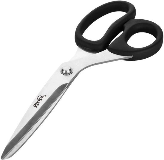 Serra Professionale Super Affilata per Tessuti con Manico di Gomma Nero di Comfort Serra Ufficio Multifunzionale 25,5cm Lunga